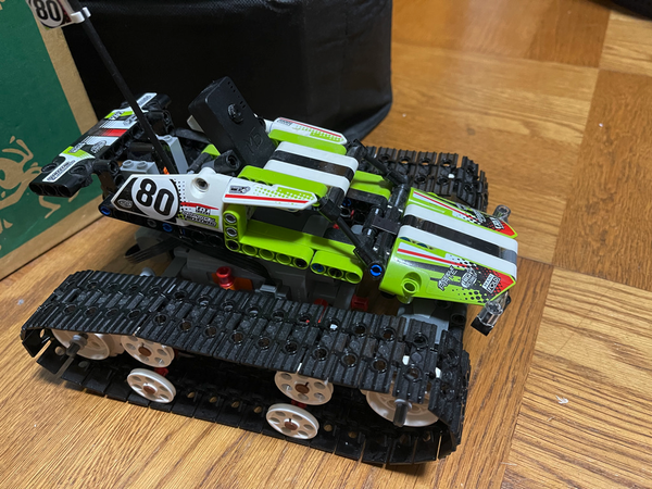 M5StickCの赤外線LEDでレゴテクニック RCトラックレーサーを動かす